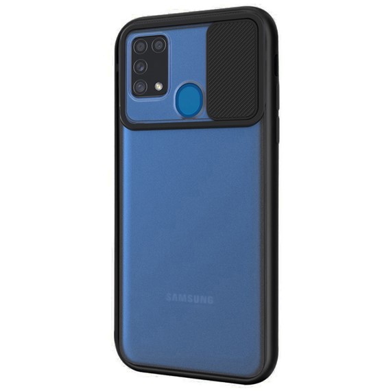 CaseUp Samsung Galaxy M31 Kılıf Camera Swipe Protection Siyah 2